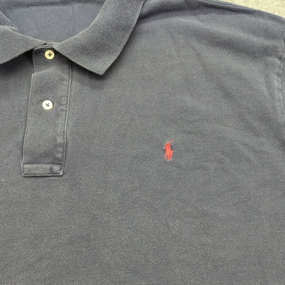 Vintage Polo Ralph Lauren Shirt Mens 4XB Black Casual Preppy Golf Made in USA - Picture 3 of 10